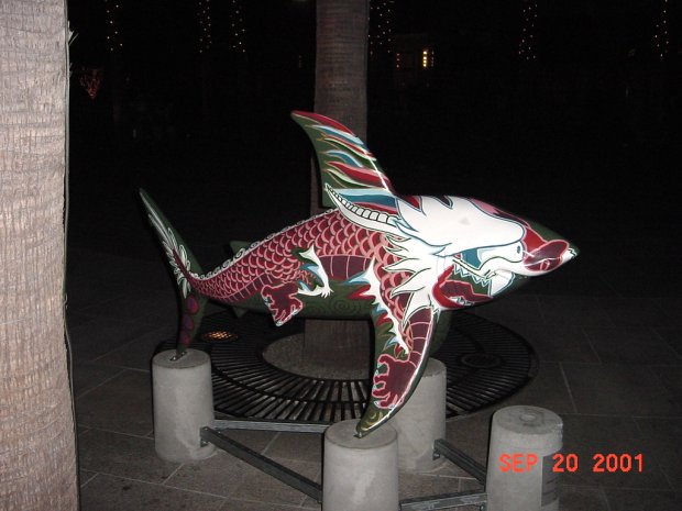 The Shark statue called ChineseDragonShark1