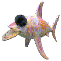 The Shark statue called LeonArtODaSharki2