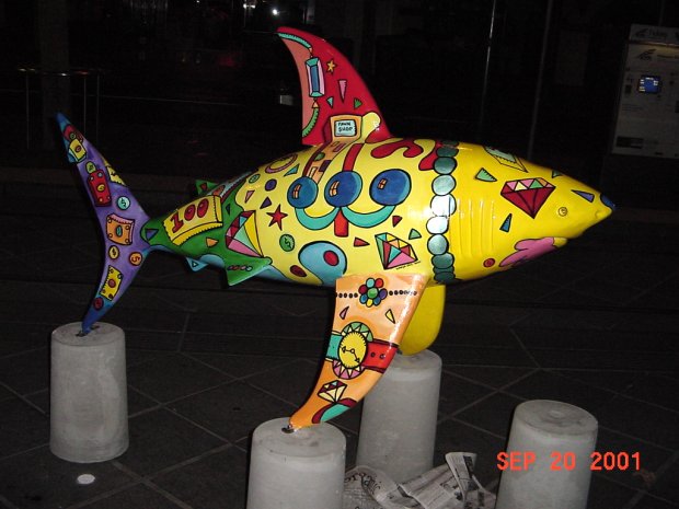 The Shark statue called LoanShark1