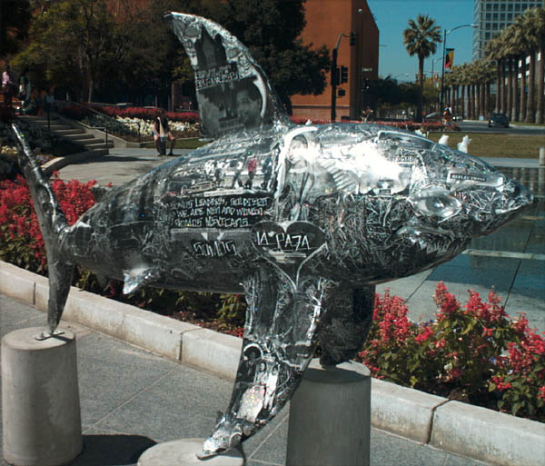 The Shark statue called Reflections1