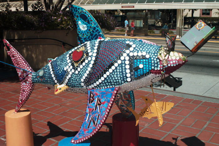 The Shark statue called SchoolMe1
