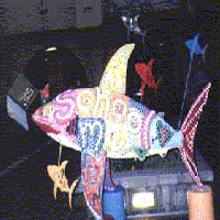 The Shark statue called SchoolMe2