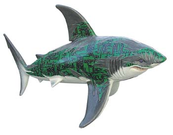 The Shark statue called SharkCircuit1