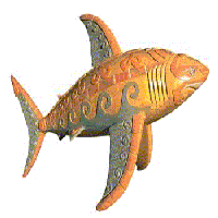 The Shark statue called Tiburon